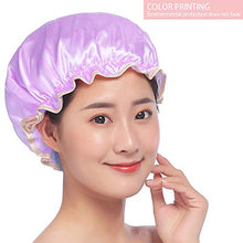 Carica l'immagine nel visualizzatore di Gallery, YOFASEN 2 Pezzi Cuffia Doccia - Riutilizzabile Cappello da Bagno Doccia... - Ilgrandebazar