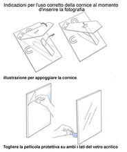 Carica l'immagine nel visualizzatore di Gallery, Cornici Rossa per foto in legno con la scritta Nonna TVB e decorata con... - Ilgrandebazar
