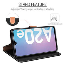 Carica l'immagine nel visualizzatore di Gallery, COODIO Custodia per Samsung Galaxy A20e, in Pelle Nero - Ilgrandebazar