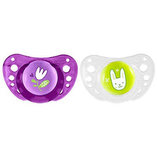 Carica l'immagine nel visualizzatore di Gallery, Chicco 00075035110000 Physio Air in Silicone, Ciuccio per Bimba, Rosa/Neutro - Ilgrandebazar