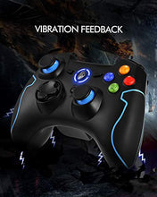 Carica l'immagine nel visualizzatore di Gallery, 2.4G Wireless Controller da Gioco, Supporta PC (Windows XP / 7/8 / 8.1 / 10)...