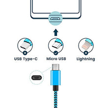 Carica l'immagine nel visualizzatore di Gallery, Yosou Cavo Micro USB [3-Pezzi, 1M] Caricatore Android Nylon 3-Pezzi 1M - Ilgrandebazar