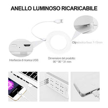 Carica l'immagine nel visualizzatore di Gallery, QcoQce Selfie Ring Light, 3 Tipi di Luminosità 40 LED Light BIANCA