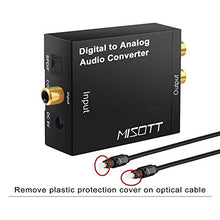 Carica l'immagine nel visualizzatore di Gallery, MISOTT Audio Digitale a Convertitore di Analog DAC, SPDIF Toslink Coaxial a...