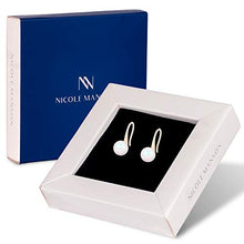 Carica l'immagine nel visualizzatore di Gallery, Orecchini pendenti da donna in argento Sterling con perla, realizzati con...