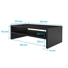 Carica l'immagine nel visualizzatore di Gallery, BONTEC Supporto per Monitor in Legno, da Scrivania con...