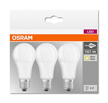 Carica l'immagine nel visualizzatore di Gallery, Osram Base CLAS a Lampada LED E27, 13 W, Luce Calda, 3 Lamp [Classe di... - Ilgrandebazar