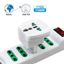 Carica l'immagine nel visualizzatore di Gallery, EXTRASTAR Adattatore Universale da Viaggio, Adapter/Adattatore Bianco