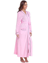 Carica l'immagine nel visualizzatore di Gallery, Aibrou Vestaglie Donna Cotone, Pigiama Kimono da Notte, Camicia L, Rosa-donna - Ilgrandebazar