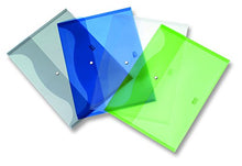 Carica l'immagine nel visualizzatore di Gallery, Fellowes 4044501 Buste con Bottone, Confezione da 4 Pezzi, Multicolore - Ilgrandebazar