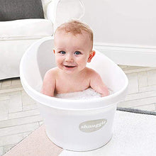 Carica l'immagine nel visualizzatore di Gallery, Shnuggle Vaschetta per bagnetto Bianca con schienale grigio - Ilgrandebazar