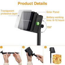 Carica l'immagine nel visualizzatore di Gallery, [2 Pacchi] Catena Luminosa Esterno Solare, Hepside 12m 120 LED Luci Solari...