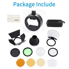 Carica l'immagine nel visualizzatore di Gallery, Godox AK-R1 Kit di accessori con adattatore S-R1 testa rotonda per flash...
