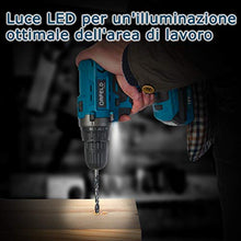 Carica l'immagine nel visualizzatore di Gallery, ORFELD Trapano Avvitatore Batteria, Leggerezza a Batteria con...