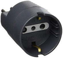Carica l'immagine nel visualizzatore di Gallery, BTicino S3623GE Adattatore Presa Tedesca, Grigio (Antracite), 250 volt, 10A