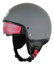 Carica l'immagine nel visualizzatore di Gallery, BHR 94155 Casco Uomo Pure, Grigio Opaco, L (58 cm) L cm), Opaco - Ilgrandebazar