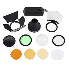 Carica l'immagine nel visualizzatore di Gallery, Godox AK-R1 Super Kit di accessori a nido d'ape diffusore e filtri per flash...