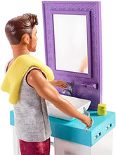 Carica l'immagine nel visualizzatore di Gallery, Barbie- Playset Il Bagno di Ken, Bambola con Barba Che Appare e Scompare,... - Ilgrandebazar