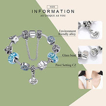 Carica l'immagine nel visualizzatore di Gallery, Qings Bracciali Charm e Ciondoli Placcato Argento per Donna, Bambine e...