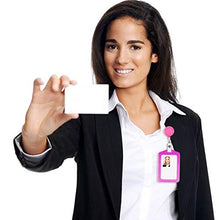 Carica l'immagine nel visualizzatore di Gallery, Soleebee 82cm Porta 12 pezzi Badge Reel con Titolare della carta verticale