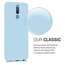 Carica l'immagine nel visualizzatore di Gallery, kwmobile Cover Compatibile con Huawei Mate 10 Lite - Custodia blu chiaro matt