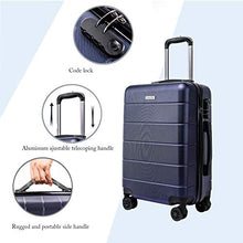 Carica l'immagine nel visualizzatore di Gallery, CarryOne Set di Trolley Valigie Rigidi Bagaglio a mano 3 Valigie, Blu