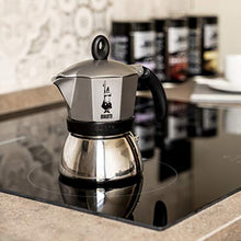 Carica l'immagine nel visualizzatore di Gallery, Bialetti Moka Induction, Caffettiera 3 Tazze , Acciaio 3 Tazze, Antracite - Ilgrandebazar