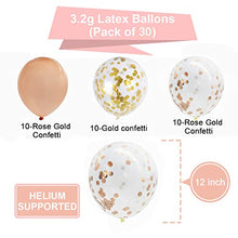 Carica l'immagine nel visualizzatore di Gallery, AUSYDE Palloncini in Oro Rosa e coriandoli Lattice oro - Ilgrandebazar