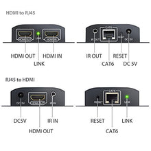 Carica l'immagine nel visualizzatore di Gallery, Neoteck 1080P 60M HDMI Ethernet Network Extender con 2 splitter porta