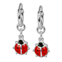 Carica l'immagine nel visualizzatore di Gallery, SilberDream orecchini SDO073 con coccinella in argento Sterling 925 per... - Ilgrandebazar