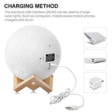 Carica l'immagine nel visualizzatore di Gallery, Luna Lampada Led, 3D luce USB Ricaricabile 16 colori Moon Lamp 5.91 Inch - Ilgrandebazar