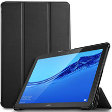 Carica l'immagine nel visualizzatore di Gallery, IVSO Custodia Cover per Huawei Mediapad T5 10, Slim Smart Protettiva Nero