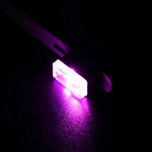 Carica l'immagine nel visualizzatore di Gallery, 7 Pezzi Usb Luci a Led per Auto Monocromatica, Collegato 5V Mini per...