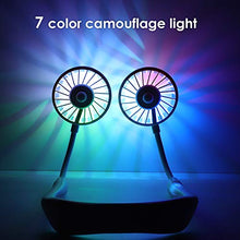 Carica l'immagine nel visualizzatore di Gallery, Ventilatore Portatile Personale,Ventilatore Indossabile da Bianca