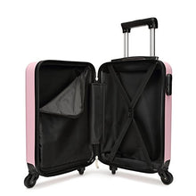 Carica l'immagine nel visualizzatore di Gallery, Kono Trolley rigido in ABS Bagaglio a Mano Valigia Rigida e Leggera con Rosa