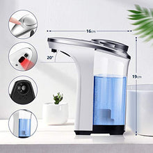 Carica l'immagine nel visualizzatore di Gallery, Tesoky Dispenser Sapone Automatico 500ml/17oz, Gel Disinfettante...