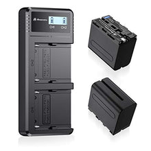 Carica l'immagine nel visualizzatore di Gallery, Powerextra - 2 batterie da 8800mAh e caricatore a doppia ricarica rapida per...
