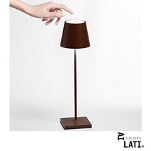 Carica l'immagine nel visualizzatore di Gallery, Ai Lati POLDINA Lampada da Tavolo LED 2W 3000K Ricaricabile IP54 Esterno... - Ilgrandebazar