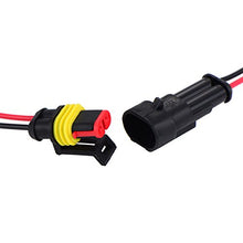 Carica l'immagine nel visualizzatore di Gallery, Satinior 10 Kit 2 Pin Connettore Elettrico Impermeabile Auto Electrical...