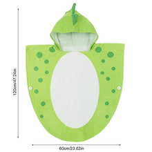 Carica l'immagine nel visualizzatore di Gallery, SYWAN Accappatoio da Spiaggia per Bambini con Cappuccio e Dinosauro in Green
