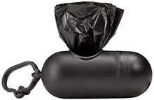 Carica l'immagine nel visualizzatore di Gallery, AmazonBasics - Sacchetti per bisogni dei cani, con dispenser e clip per guinzaglio,300 unità