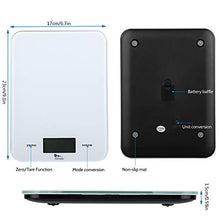 Carica l'immagine nel visualizzatore di Gallery, Bilancia da Cucina, 10Kg/1g Elettronica Digitale Alta Precisione...