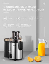 Carica l'immagine nel visualizzatore di Gallery, Centrifuga Frutta e Verdura Aicok Estrattore di Succo a Freddo con 65MM... - Ilgrandebazar