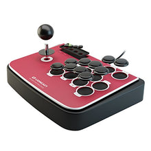 Carica l'immagine nel visualizzatore di Gallery, Lioncast Controller Joystick per Combattimento Arcade Rosso - PC, PS2, PS3