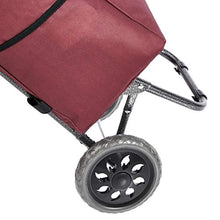 Carica l'immagine nel visualizzatore di Gallery, AmazonBasics - Carrello portaspesa con 2 ruote, capacità: 40 litri, Red
