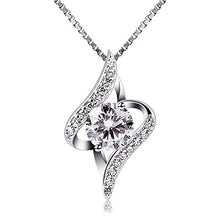 Carica l'immagine nel visualizzatore di Gallery, B.Catcher donne collana in argento con pendente zircone - Ilgrandebazar