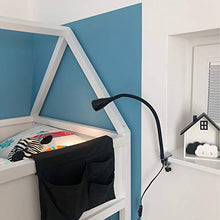 Carica l'immagine nel visualizzatore di Gallery, Lampada LED da tavolo con morsetto dimmerabile, include lampadina 5W Nero - Ilgrandebazar