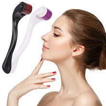 Carica l'immagine nel visualizzatore di Gallery, Hellomagic - Confezione da 4 micro rulli in titanio per viso e corpo, 0,5... - Ilgrandebazar