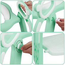Carica l'immagine nel visualizzatore di Gallery, KEPLIN - Riduttore per water con scaletta dotata di scalino resistente, Verde
