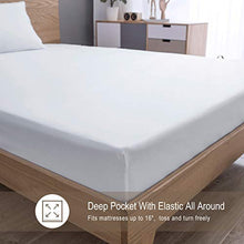 Carica l'immagine nel visualizzatore di Gallery, Veeyoo - Set biancheria da letto con tessuto Singolo (99 cm × 190 cm), Bianca